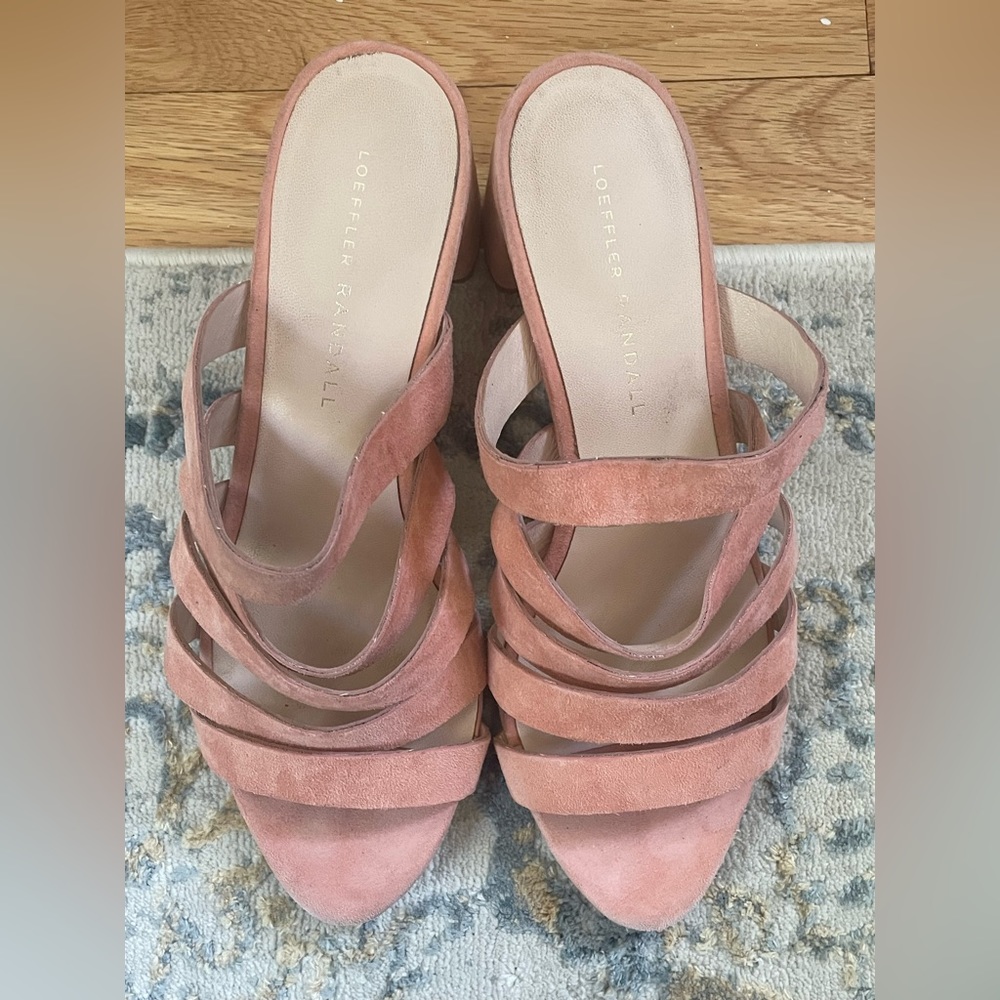 Loeffler Randall light pink sandals